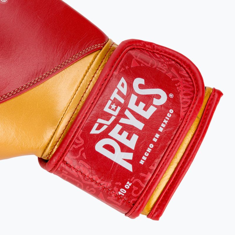 Boxkesztyű Cleto Reyes High Precision Training Leather red/gold 6
