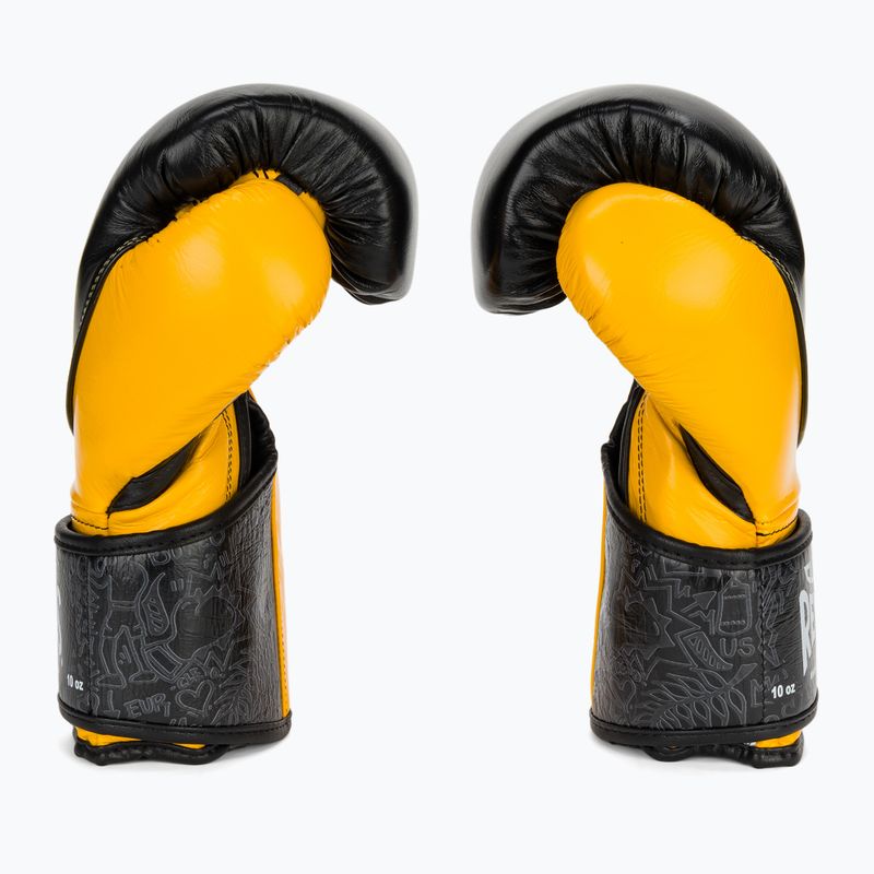 Boxkesztyű Cleto Reyes High Precision Training Leather black/yellow 4
