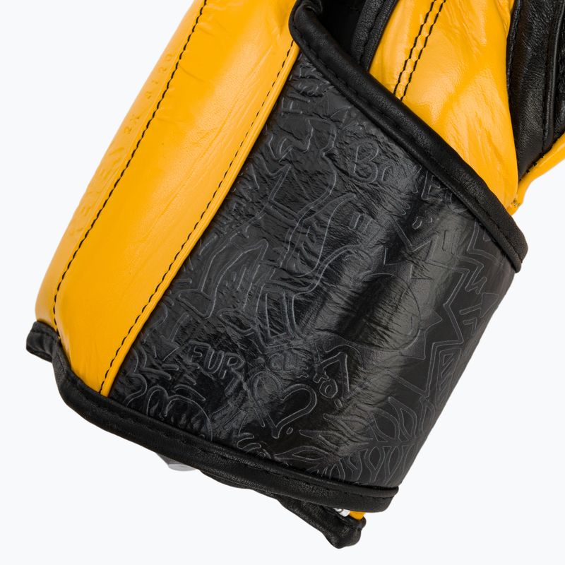 Boxkesztyű Cleto Reyes High Precision Training Leather black/yellow 7