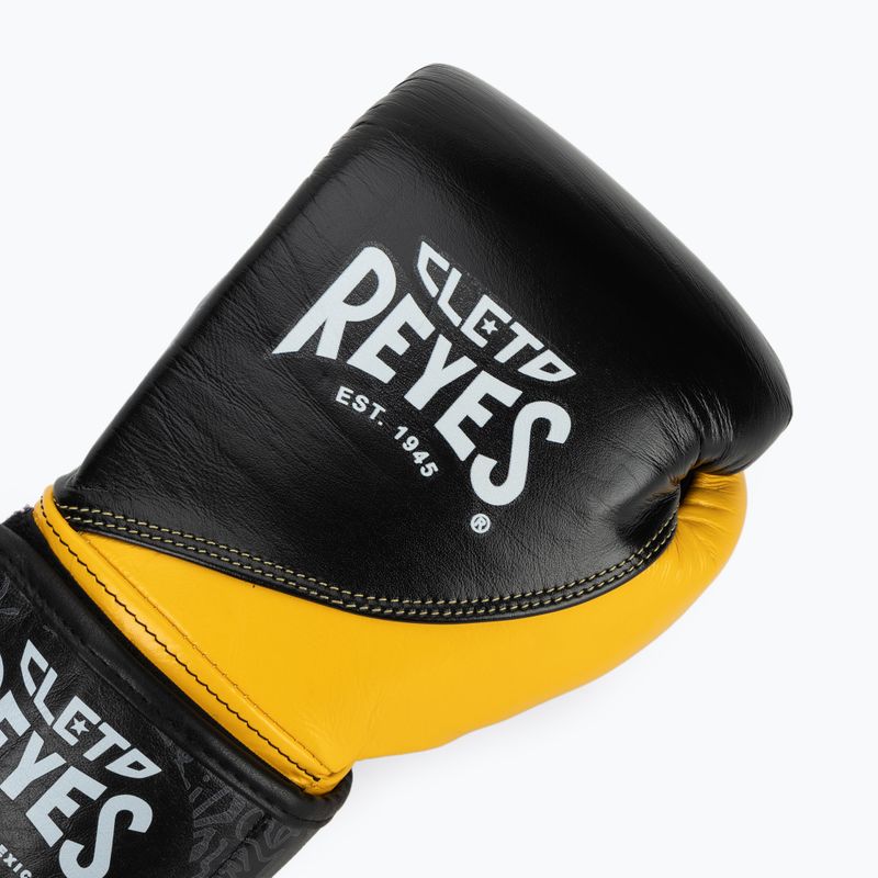 Boxkesztyű Cleto Reyes High Precision Training Leather black yellow 5