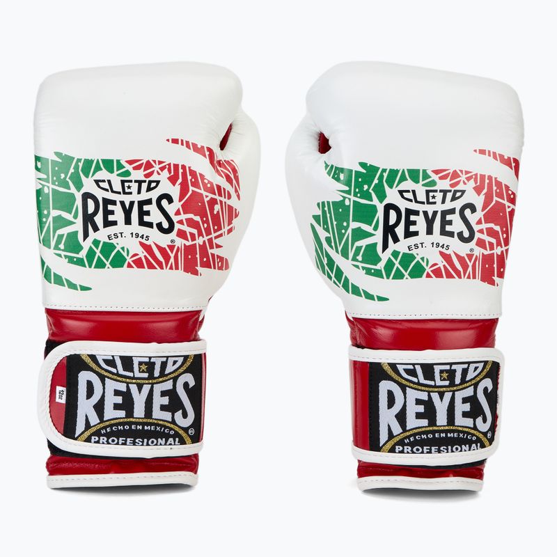 Boxkesztyű Cleto Reyes Velcro Sparring red/white green red