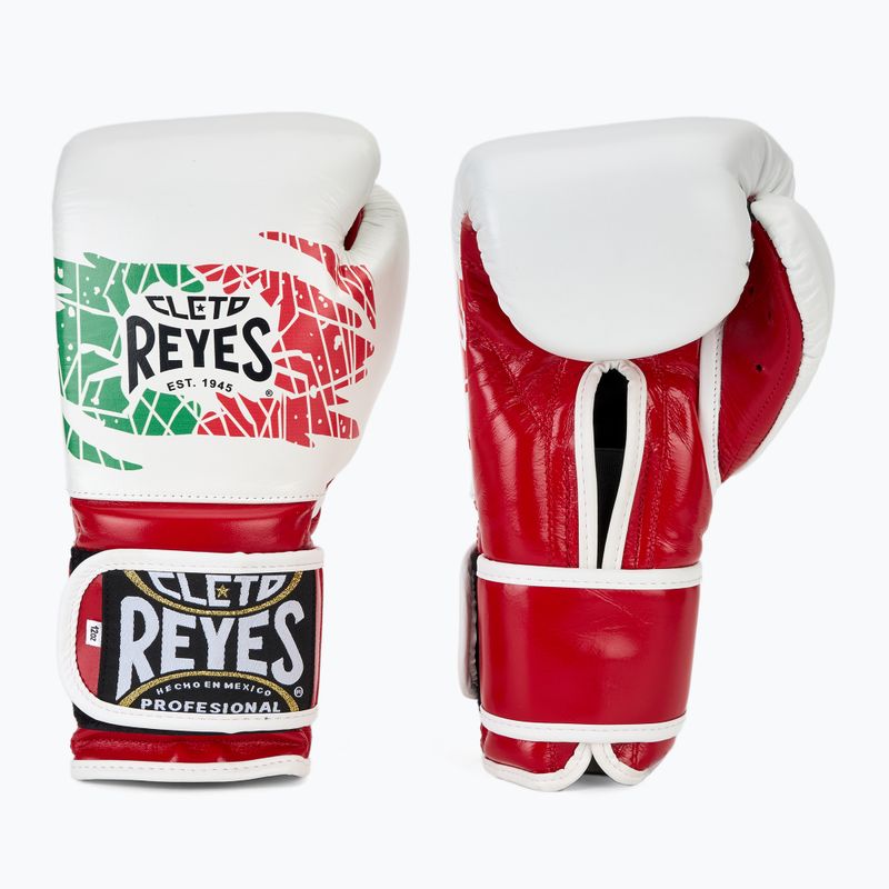 Boxkesztyű Cleto Reyes Velcro Sparring red/white green red 3