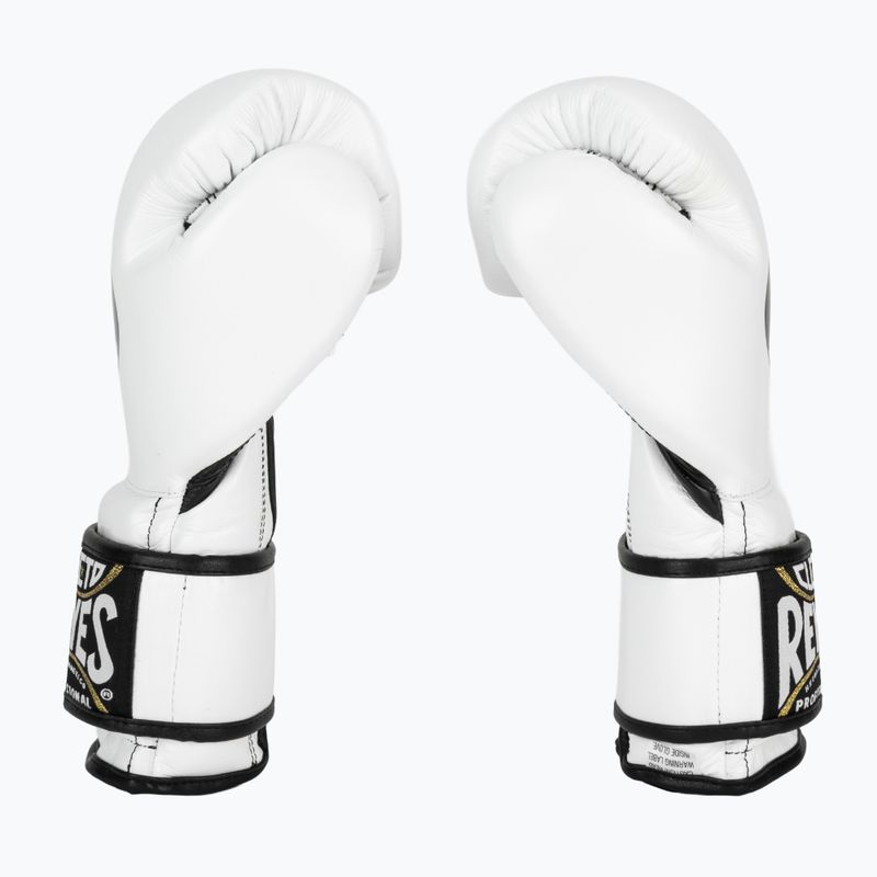 Boxkesztyű Cleto Reyes Velcro Sparring white/black 3