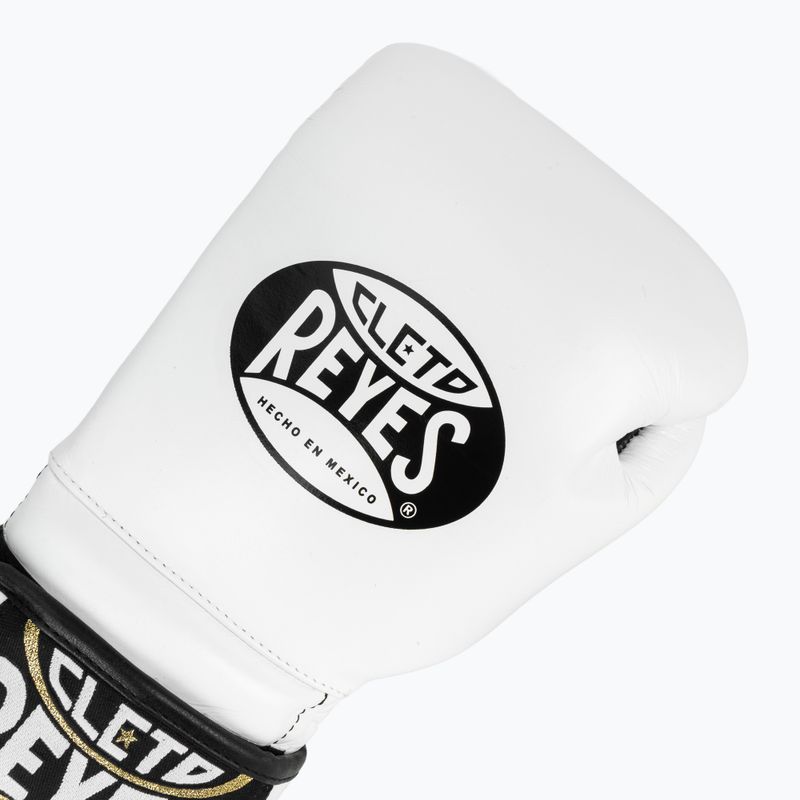 Boxkesztyű Cleto Reyes Velcro Sparring white/black 4
