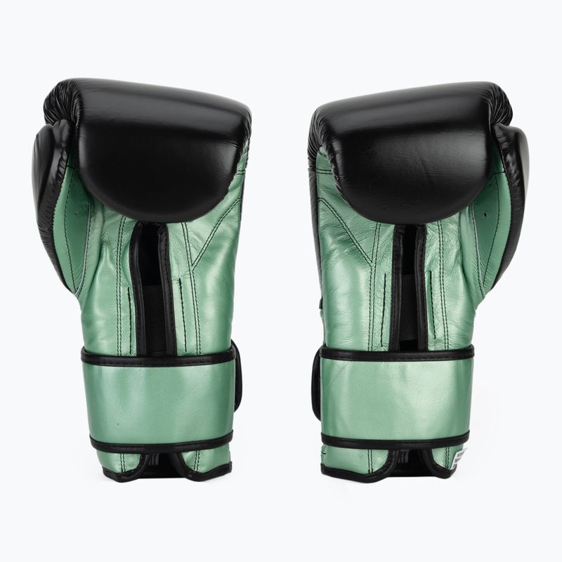 Boxkesztyű Cleto Reyes Boxing Gloves With Hook green metallic / black 3