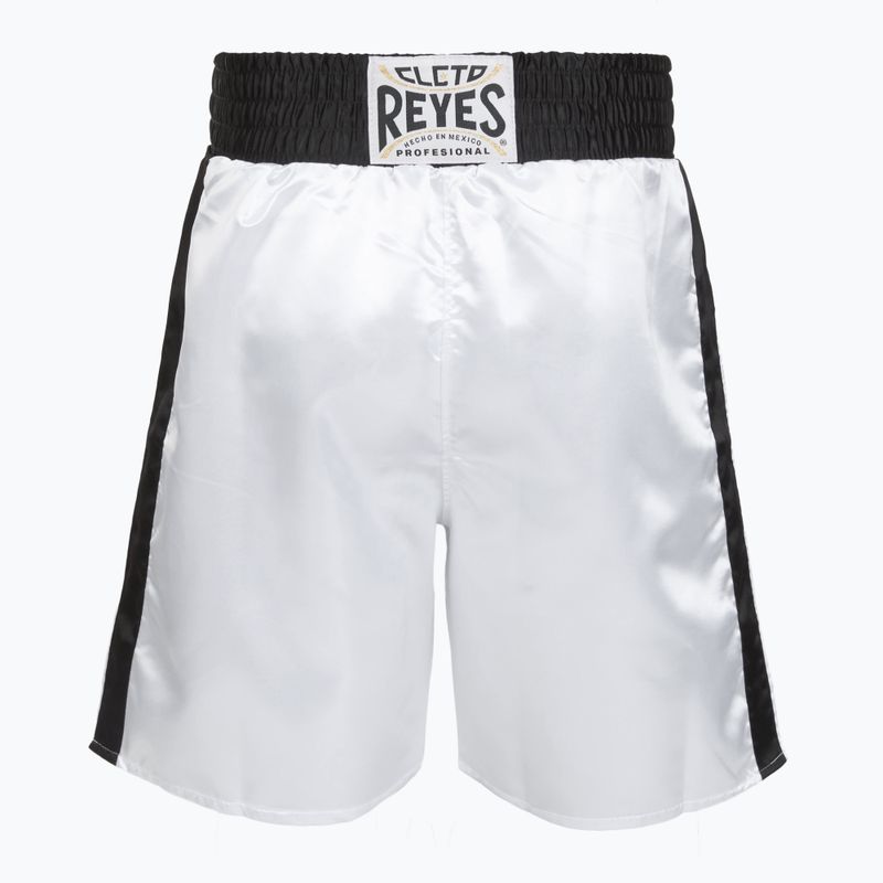 Férfi boxnadrág Cleto Reyes Satin Boxing white/black 2