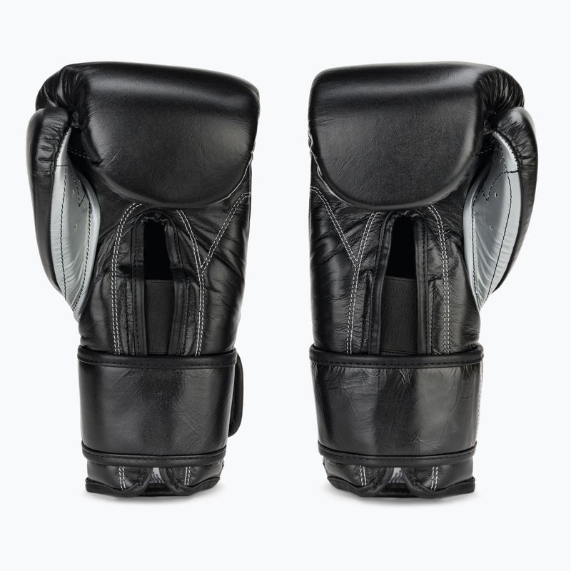 Boxkesztyű Cleto Reyes Velcro Sparring black/silver 3