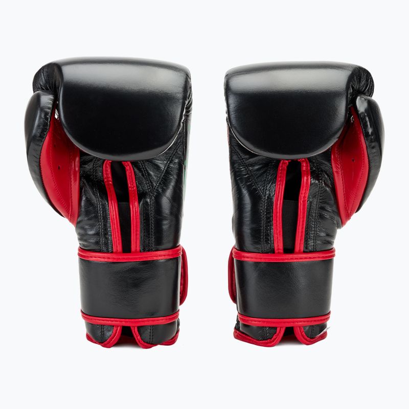 Boxkesztyű Cleto Reyes Velcro Sparring black/red/white green red 2