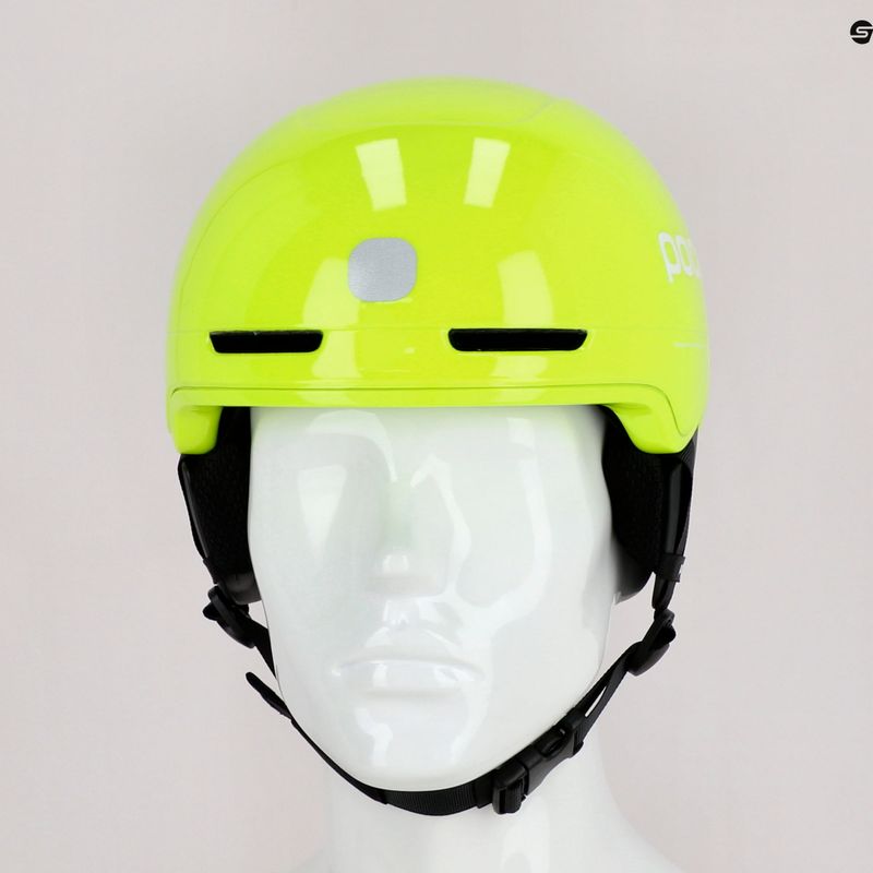 Gyermek síbukósisakok POC POCito Obex MIPS fluorescent yellow/green 9