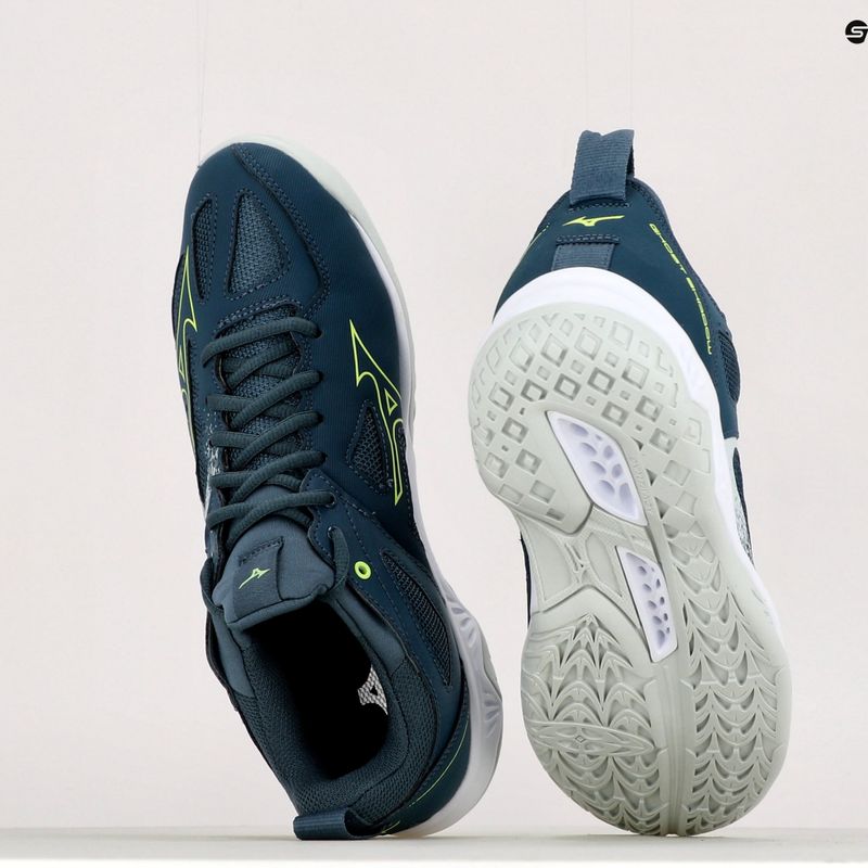 Mizuno Ghost Shadow férfi kézilabda cipő zöld X1GA218038_39.0/6.0 13