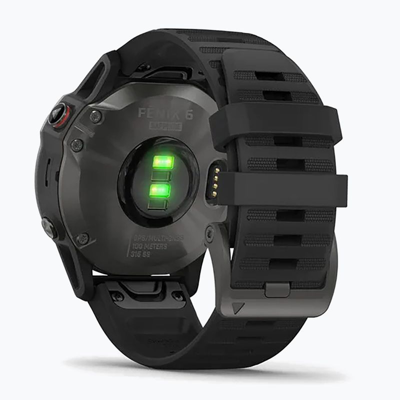 Garmin fenix 6 zafír sportóra fekete 010-02158-11 6