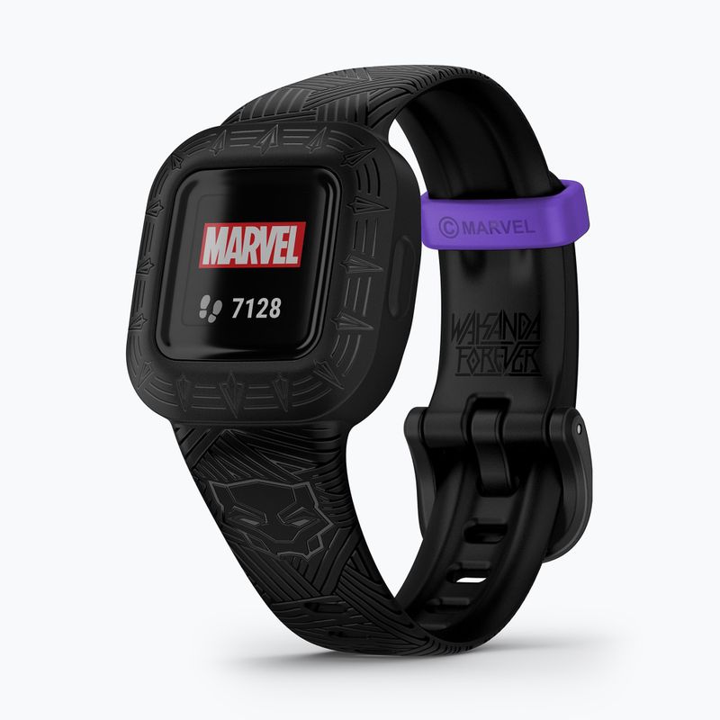 Gyerek okoskarkötő Garmin Vivofit Jr 3 Marvel Black Panther black 2