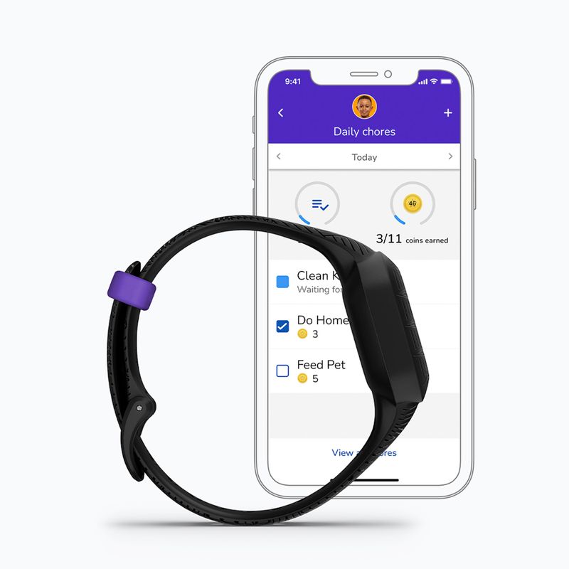 Gyerek okoskarkötő Garmin Vivofit Jr 3 Marvel Black Panther black 6