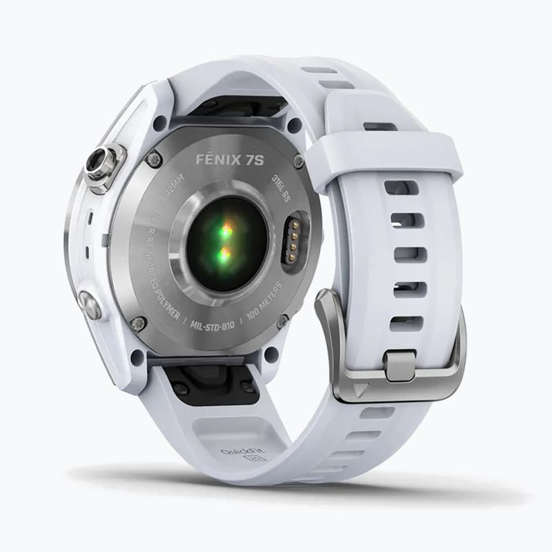 Garmin Fenix 7S Hrm Elevate Ox sportóra ezüst 010-02539-03 6