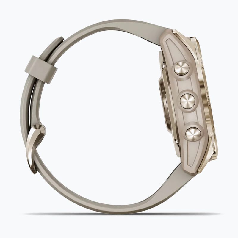 Garmin Fenix 7S Sapphire Solar Hrm Elevate Ox sportóra arany 010-02539-21 4