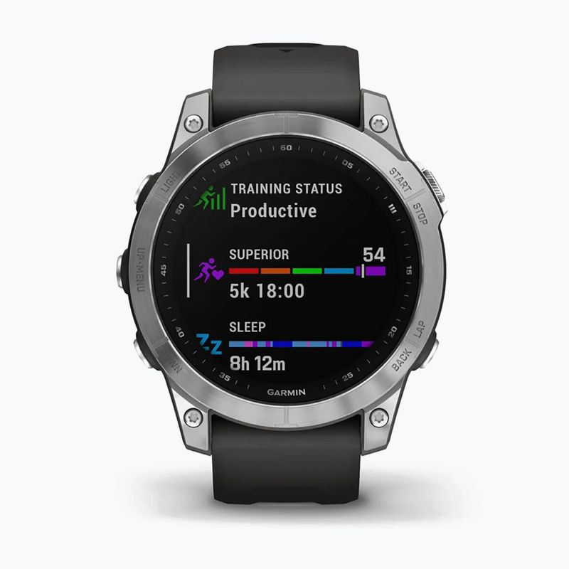 Garmin Fenix 7 Hrm Elevate Ox sportóra ezüst 010-02540-01 2