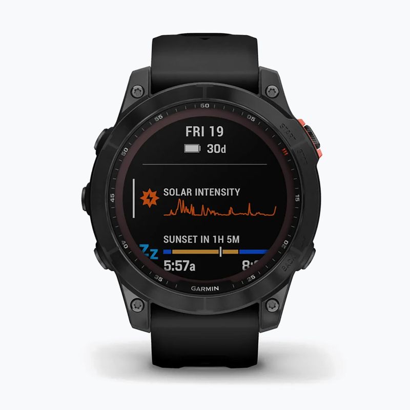 Garmin Fenix 7 Solar Hrm Elevate Ox sportóra fekete 010-02540-11 2