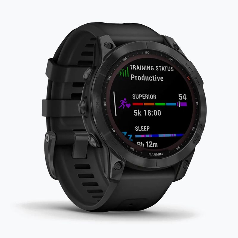 Garmin Fenix 7 Solar Hrm Elevate Ox sportóra fekete 010-02540-11 3