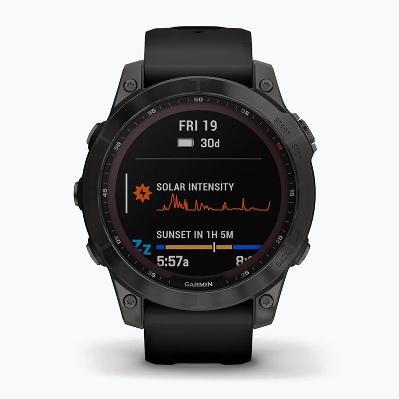 Garmin Fenix 7 Sapphire Solar Hrm Elevate Ox sportóra fekete 010-02540-21 2