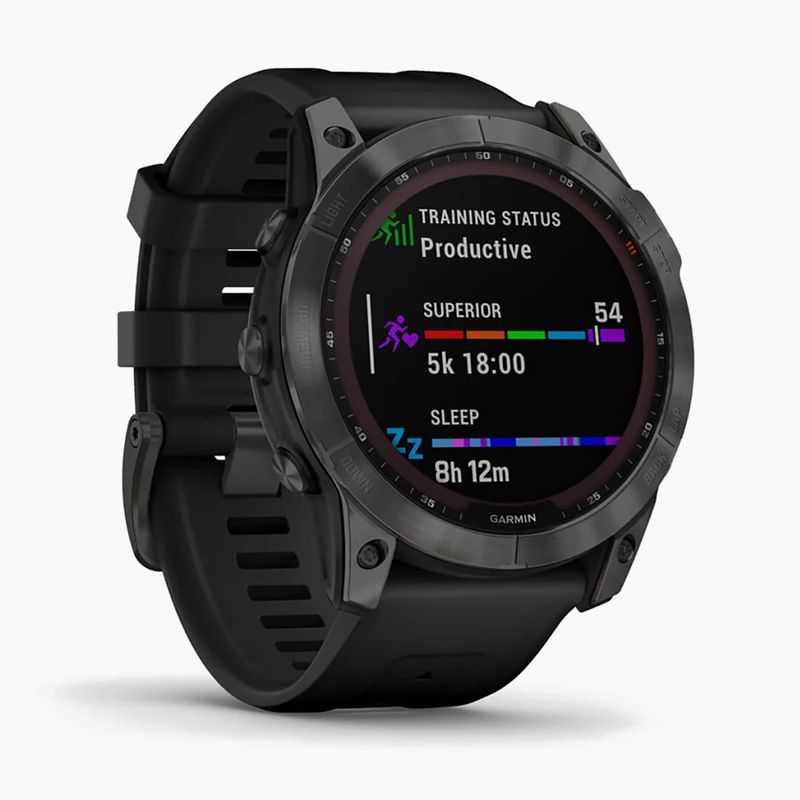 Garmin Fenix 7X Sapphire Solar Hrm Elevate Ox sportóra fekete 010-02541-11 3
