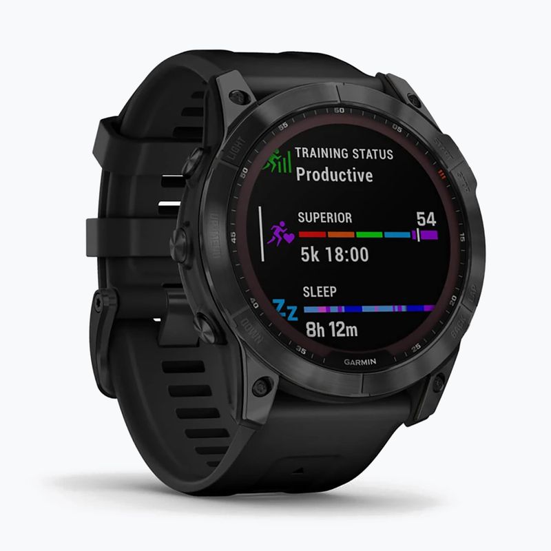 Garmin Fenix 7X Sapphire Solar Hrm Elevate Ox sportóra fekete 010-02541-23 3