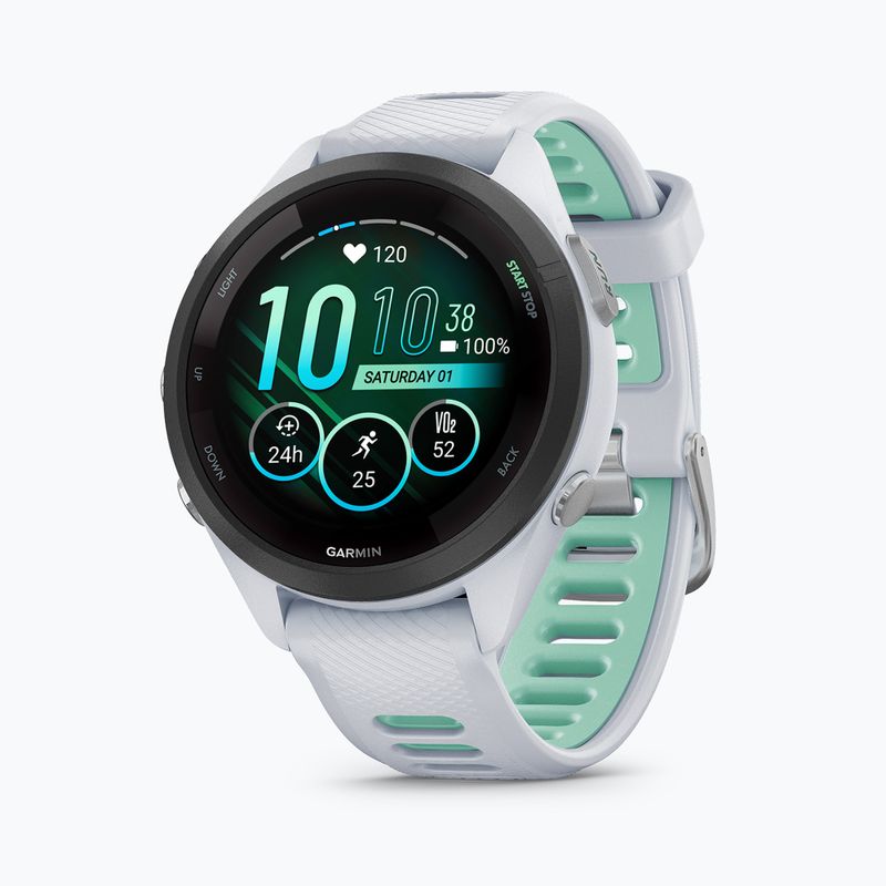 Óra Garmin Forerunner 265S white neo tropic/mint 3