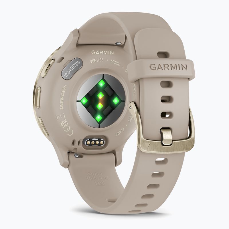 Okosóra Garmin Venu 3S soft gold/french gray 4