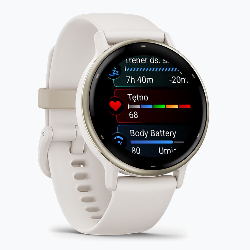 Okosóra Garmin Vivoactive 5 cream gold/ivory 2