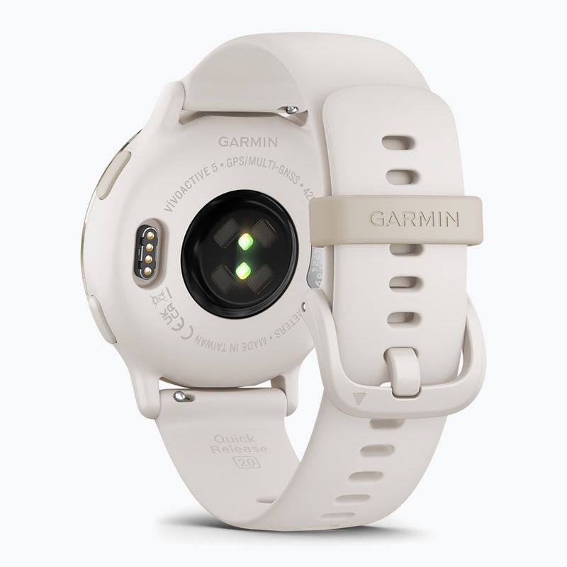 Okosóra Garmin Vivoactive 5 cream gold/ivory 4