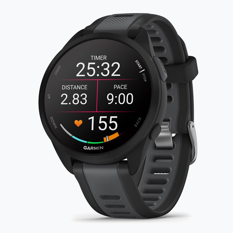 Garmin Forerunner 165 karóra black/slate gray 2