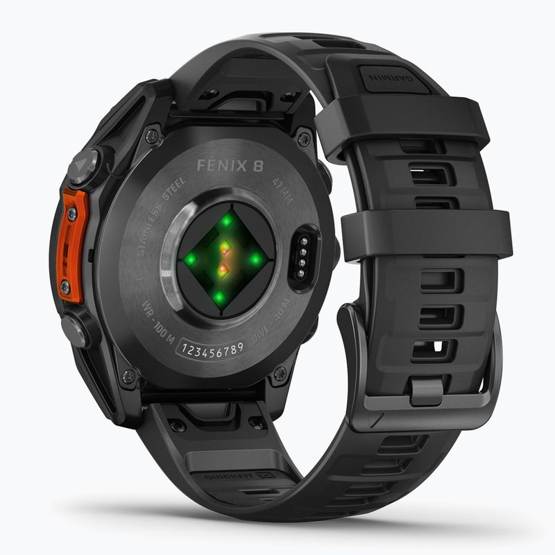Okosóra Garmin Fenix 8 47 mm Amoled slate gray/black 4