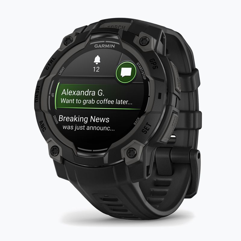 Karóra Garmin Instinct 3 45 mm AMOLED black/black 3