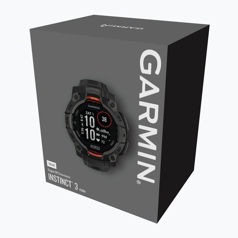 Óra Garmin Instinct 3 Solar 45 mm black 7
