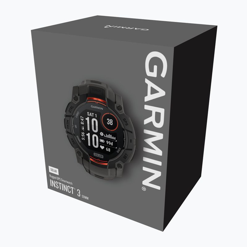 Óra Garmin Instinct 3 Solar 50 mm black/charcoal 5