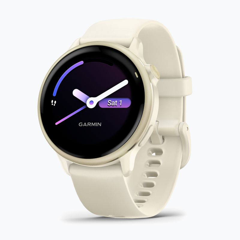 Garmin Vivoactive 6 okosóra lunar gold/bone 3