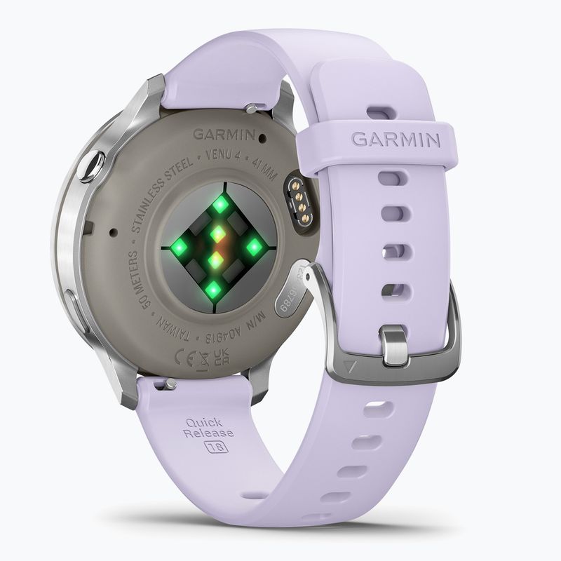 Óra Garmin Venu 4 41 mm silver/perwinkle 2
