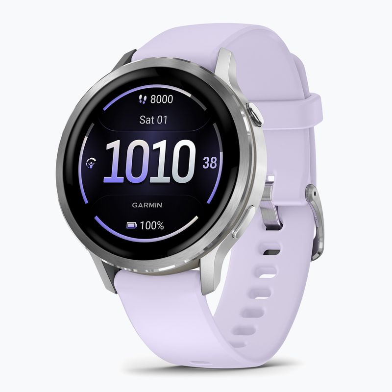 Óra Garmin Venu 4 41 mm silver/perwinkle 3