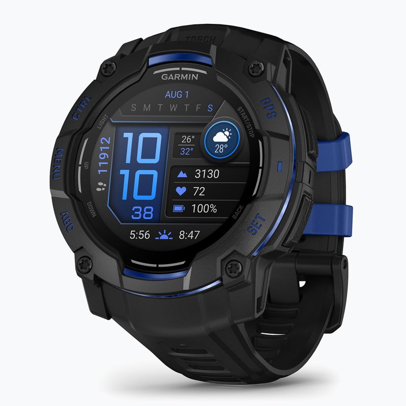 Karóra Garmin Instinct 3 50 mm Amoled Tactical black/black 2