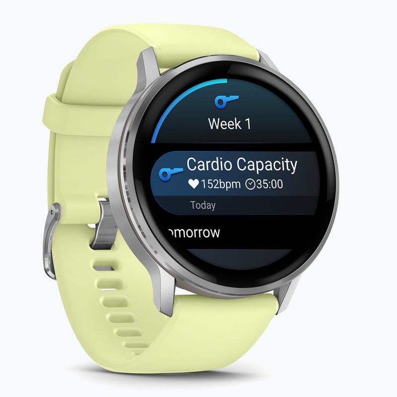 Óra Garmin Venu 4 45 mm silver/citron 2