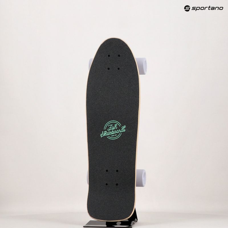 Cruiser gördeszka Fish Skateboards 28" Enjoy Lila bézs CR-ENJ-SIL-PUR 9