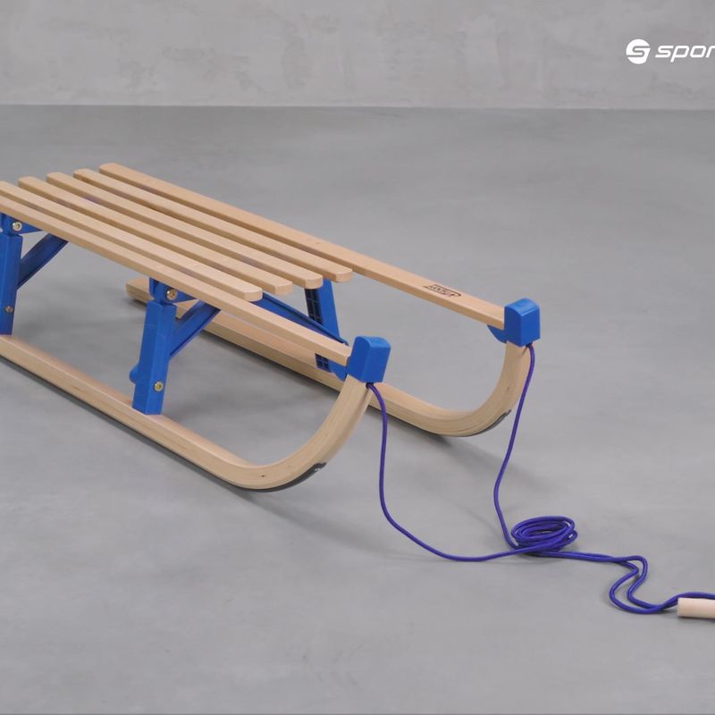 HUMBAKA Davos összecsukható szánkó, barna DKV 73100 14