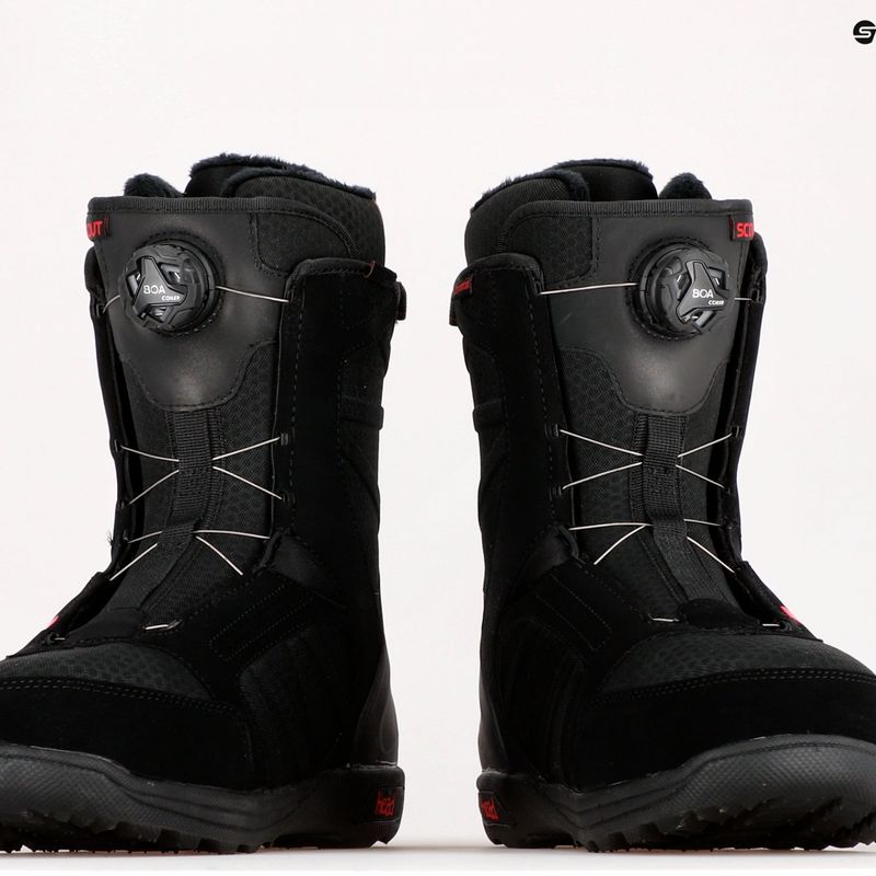 HEAD Scout Lyt Boa Coiler snowboard bakancs fekete 353320 9
