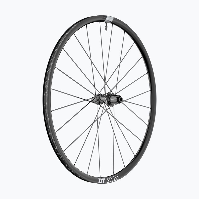 DT Swiss E 1800 SP 700C CL 23 12/142 ASF11 fekete hátsó kerékpár kerék