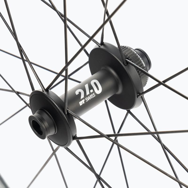 DT Swiss ERC 1400 DI 700C CL 45 12/100 karbon fekete első kerékpár kerék WERC140AIDXCA18229 4