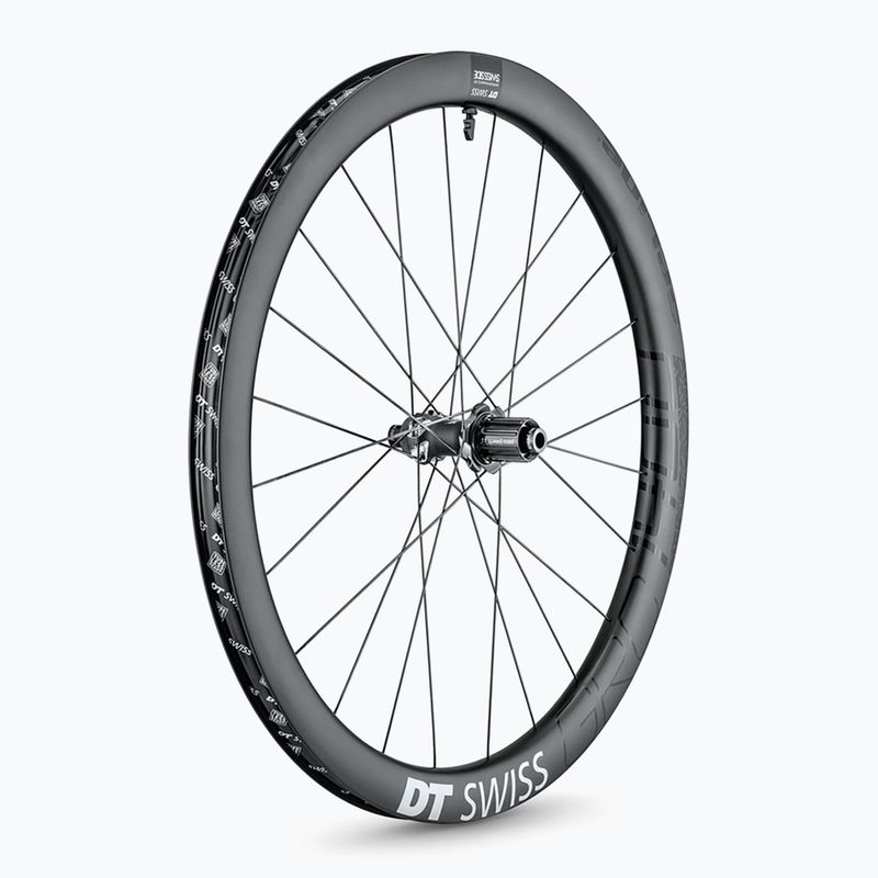 Hátsó kerékpár kerék DT Swiss GRC 1400 SP 700C CL 42 12/142 ASLS11 black
