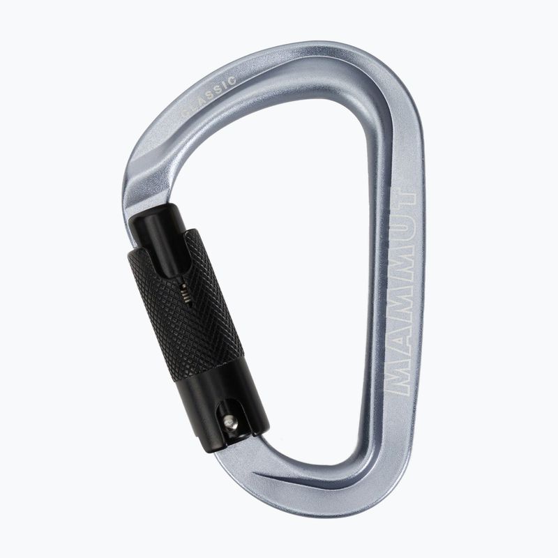 Mászókarabiner Mammut Classic HMS Twistlock Plus light grey 2