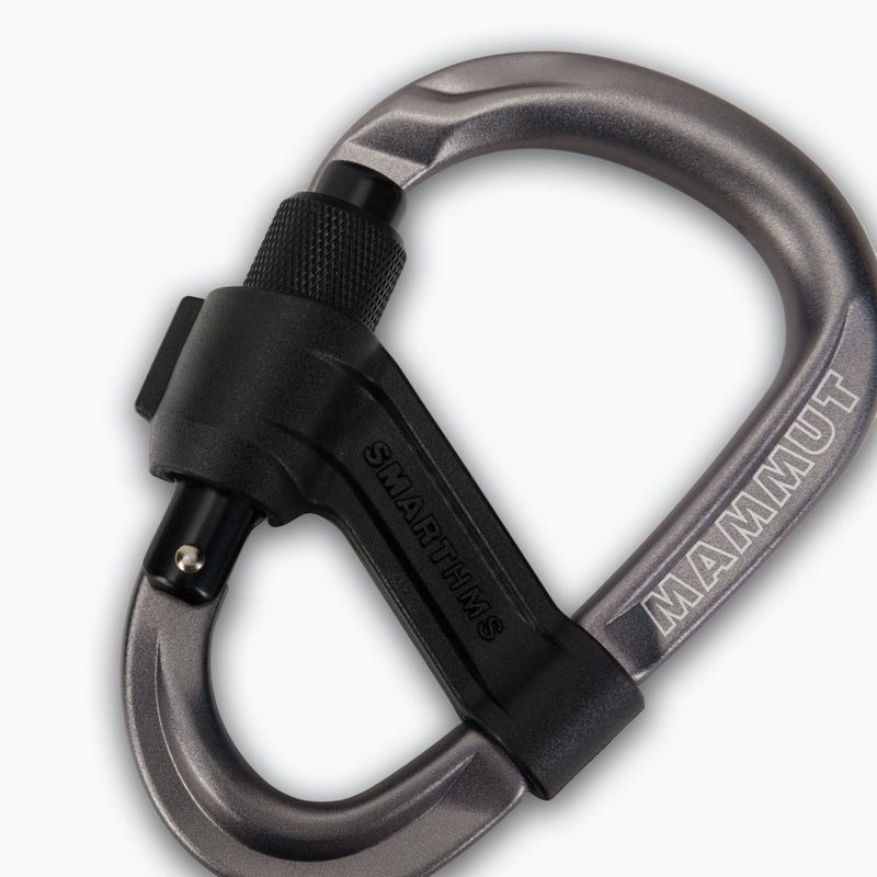 Mászókarabiner Mammut Smart HMS 2.0 Screwgate grey 3