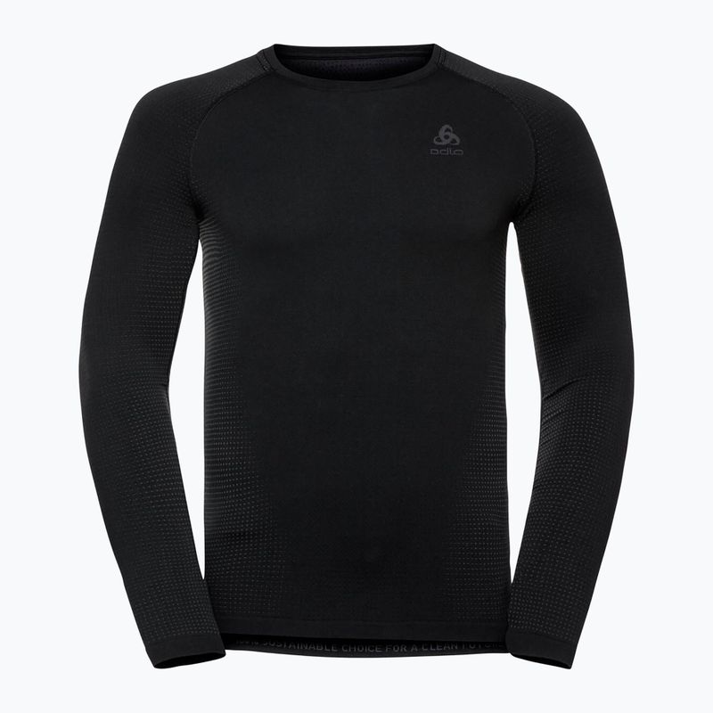 Férfi termo hosszú ujjú felső ODLO Performance Warm Bl Top Crew Neck black keystyle 3