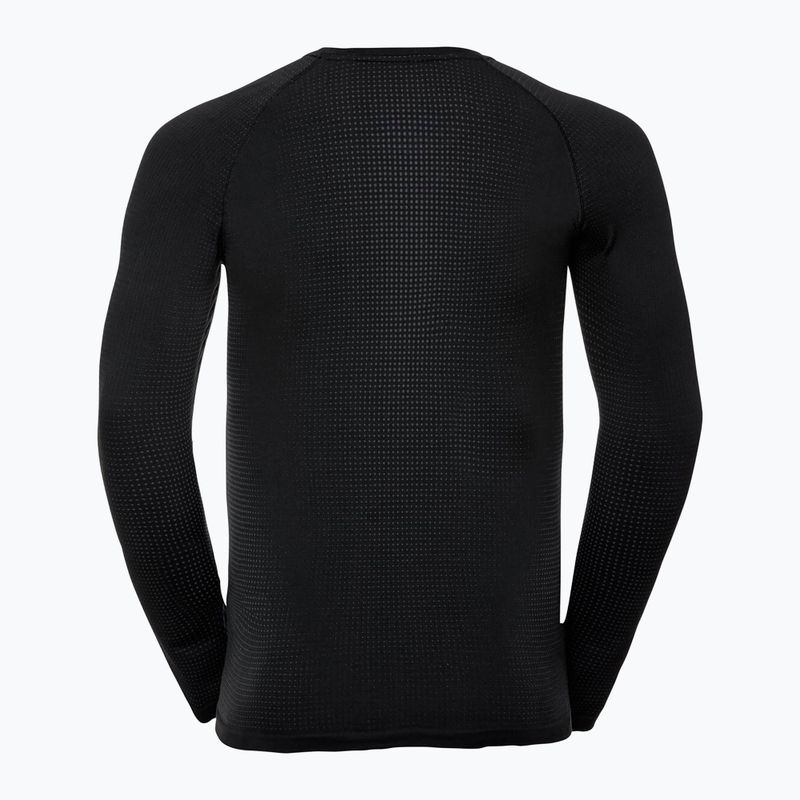 Férfi termo hosszú ujjú felső ODLO Performance Warm Bl Top Crew Neck black keystyle 4