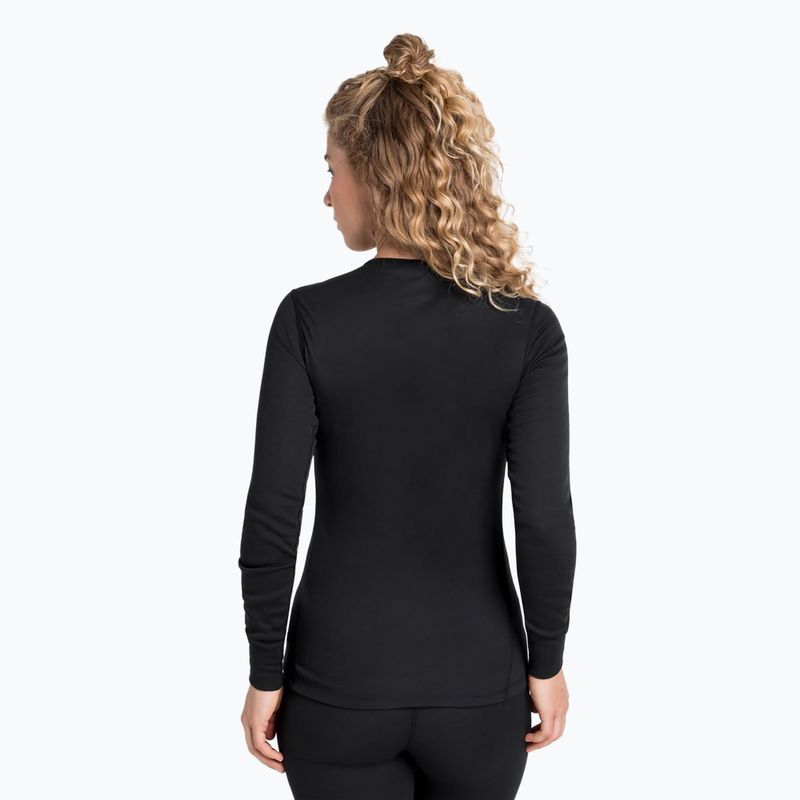 Női termoaktív felső ODLO Active Warm Bl Top Crew Neck black 2